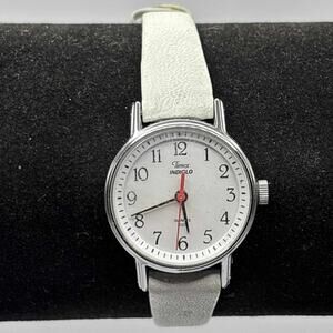 Vintage White Timex Watch